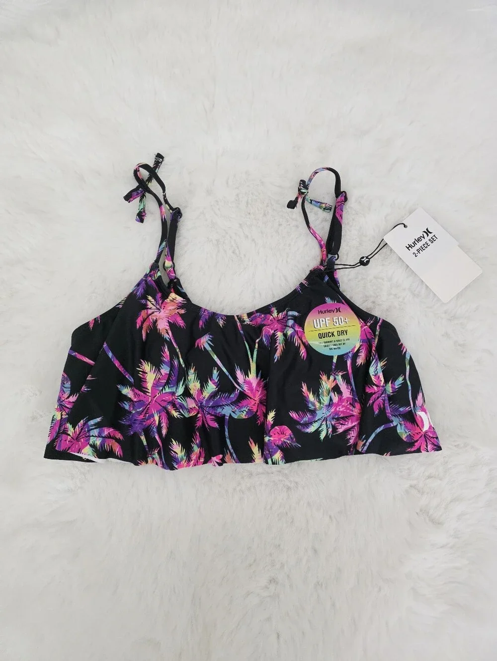 HURLEY🐙 Girls Brand New 2 Piece Swimsuit SIZE L